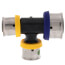 Viega 49433 3/4" x 1/2" x 1/2" PEX Press PureFlow Polymer Tee