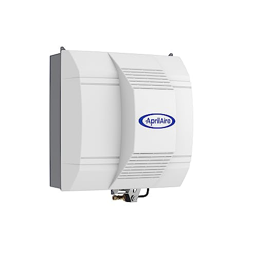 AprilAire 700 Whole Home Humidifier, Automatic Fan Powered Furnace Humidifier, Large Capacity Whole House Humidifier for Homes up to 5,300 Sq. Ft., White