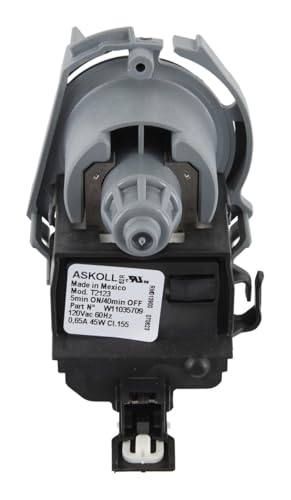 Whirlpool W11412291 Genuine OEM Dishwasher Drain Pump