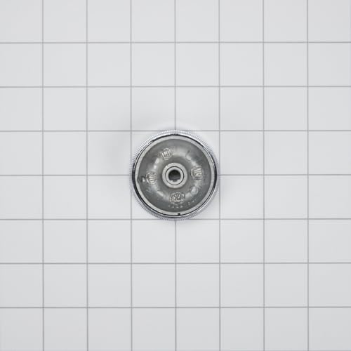 Whirlpool WPW10437088 Genuine OEM Range Surface Burner Control Knob, Chrome
