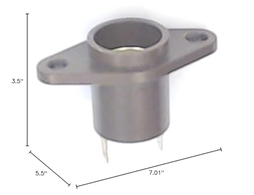 Whirlpool W10210871 Genuine OEM Microwave Light Socket Replacement Part - Replaces
