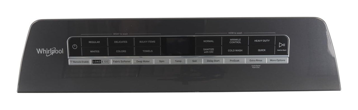 Whirlpool W11478525 Genuine OEM Top Load Washer User Interface Assembly