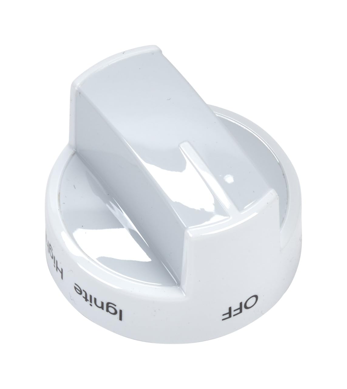 Whirlpool WPW10339443 Genuine OEM Range Surface Burner Knob, White
