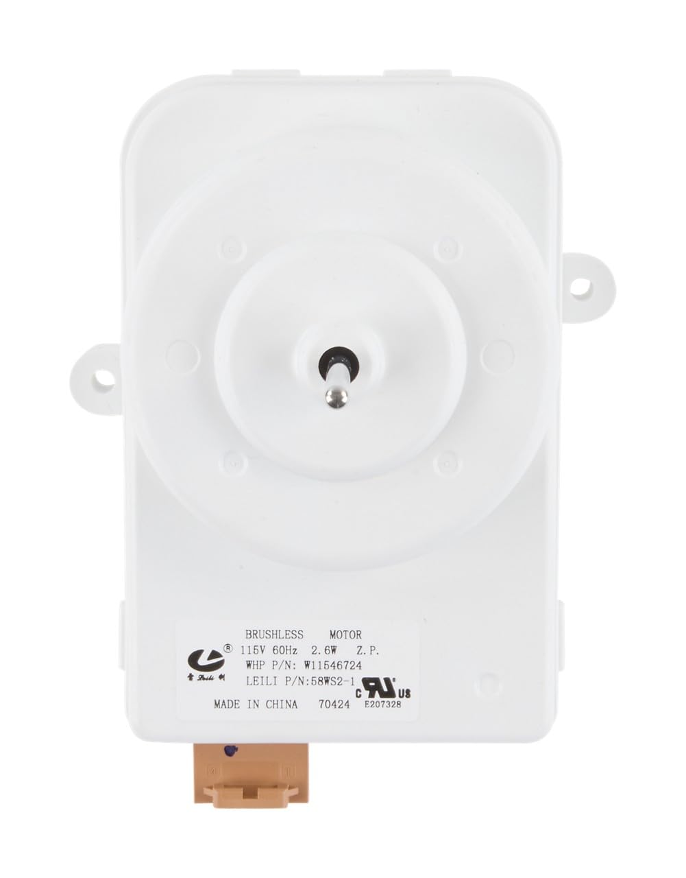 Whirlpool W11578915 Genuine OEM SxS Refrigerator Condenser Fan Motor