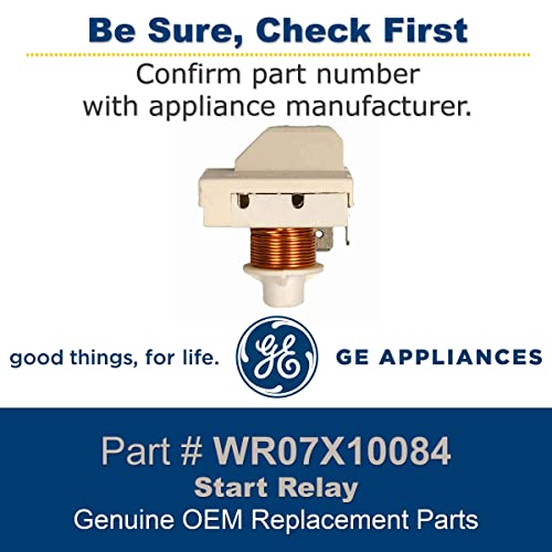 GE WR07X10084 Genuine OEM Compressor Start Relay
