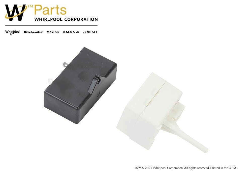 Whirlpool W10613606 Genuine OEM Refrigerator Compressor Start Device and Capacitor