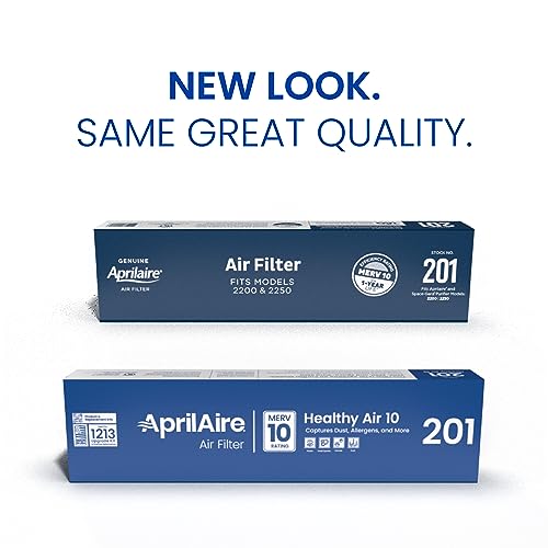 AprilAire 201 Replacement Furnace Filter for AprilAire or Space-Gard 2200 or 2250 Whole-House Air Purifiers - MERV 10, 20x25x6 Air Filter (Pack of 1)