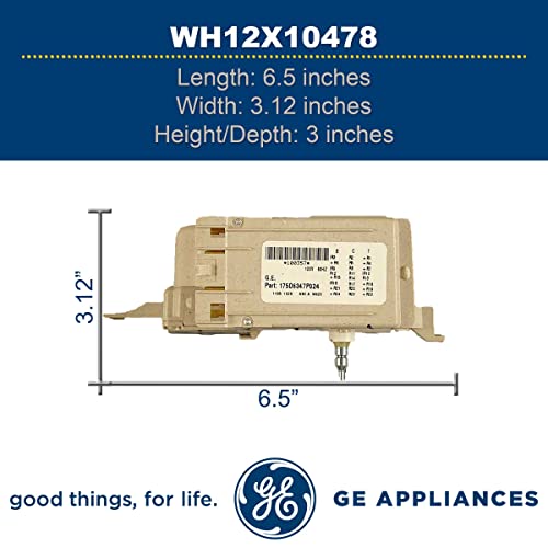 GE WH12X10478 Genuine OEM Timer