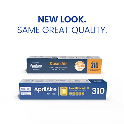 AprilAire 310 Replacement Filter for AprilAire Whole House Air Purifiers - MERV 11, Clean Air & Dust, 20x20x4 Air Filter