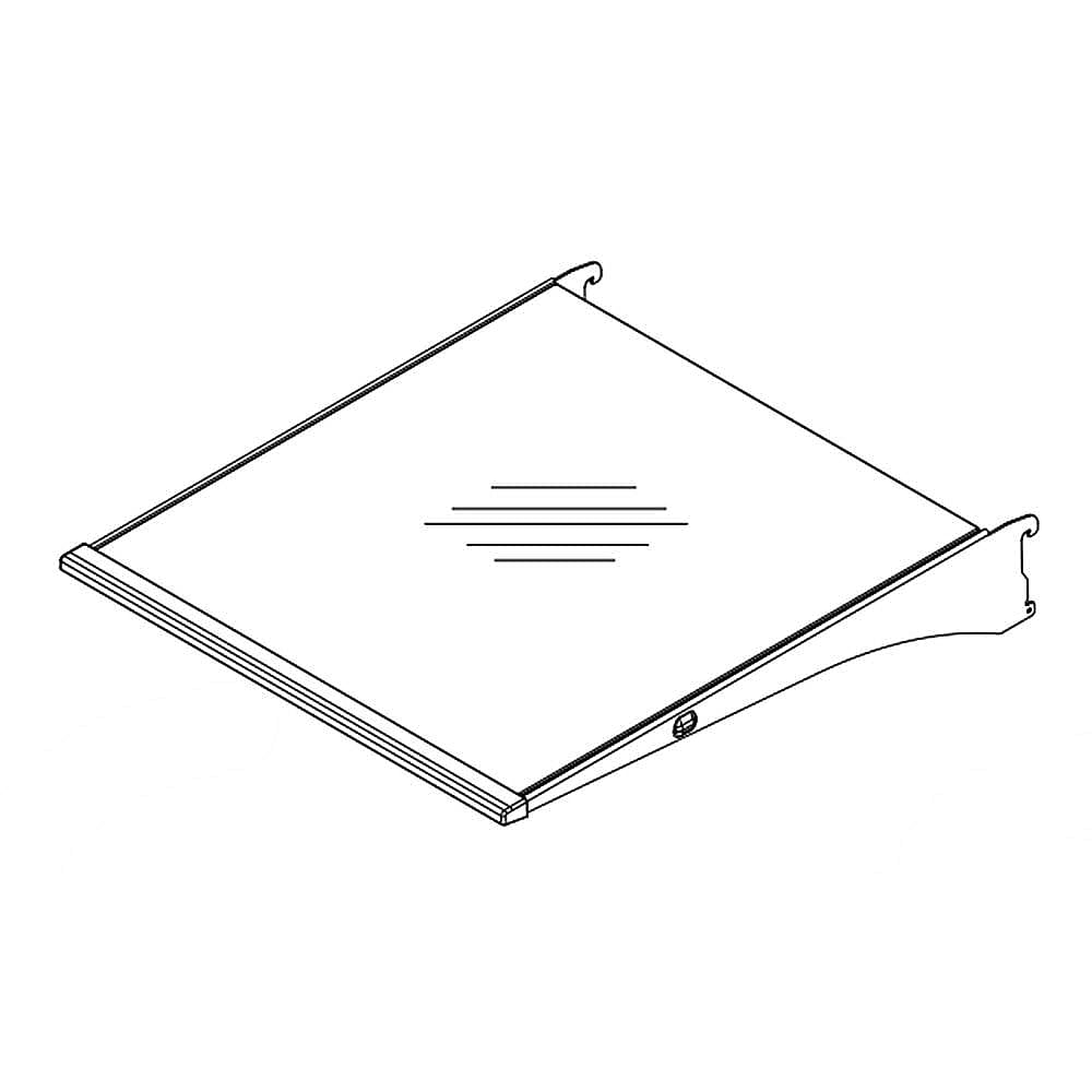 Whirlpool W10756310 Refrigerator Fixed Shelf Genuine Original Equipment Manufacturer (OEM) Part