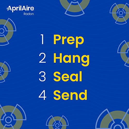 AprilAire Radon Test Kit Single Pack, Short Term, Shipping & Lab Fees Included, Easy to use, EPA Approved Method