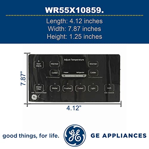 GE WR55X10859 Genuine OEM Interface Dispenser Assembly (Black)