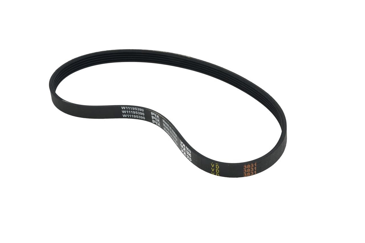 Whirlpool W11611297 OEM Washer Drive Belt, Black