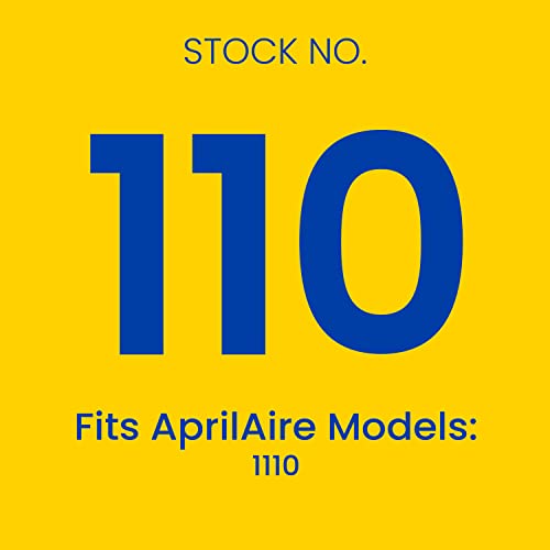 AprilAire 110 Replacement Filter for AprilAire Whole House Air Purifiers - MERV 11, Clean Air & Dust, 16x20x4 Air Filter (Pack of 1)