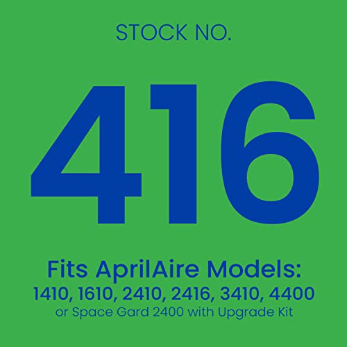 AprilAire 416 Replacement Filter for AprilAire Whole House Air Purifiers - MERV 16, Allergy, Asthma, & Virus, 16x25x4 Air Filter