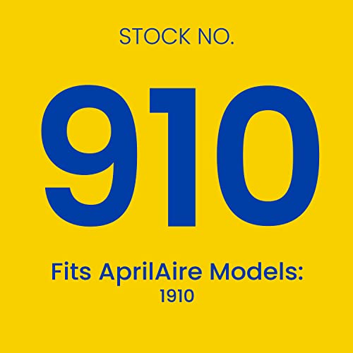 AprilAire 910 Replacement Filter for AprilAire Whole House Air Purifiers - MERV 11, Clean Air & Dust, 25x20x4 Air Filter (Pack of 1)