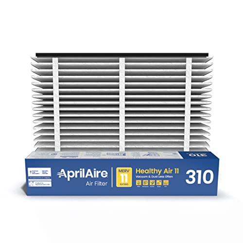 AprilAire 310 Replacement Filter for AprilAire Whole House Air Purifiers - MERV 11, Clean Air & Dust, 20x20x4 Air Filter