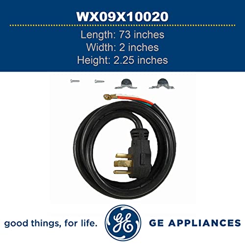 GE WX09X10020 Genuine OEM 6ft. Power Cord 30 AMP 4 Wire