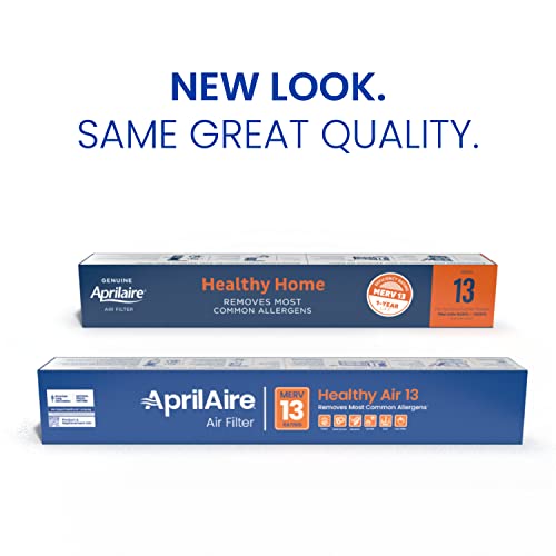 AprilAire 813 Replacement Filter for AprilAire Whole House Air Purifier 2025FG - MERV 13, Healthy Home Allergy, 20x25x4 Air Filter (Pack of 1)