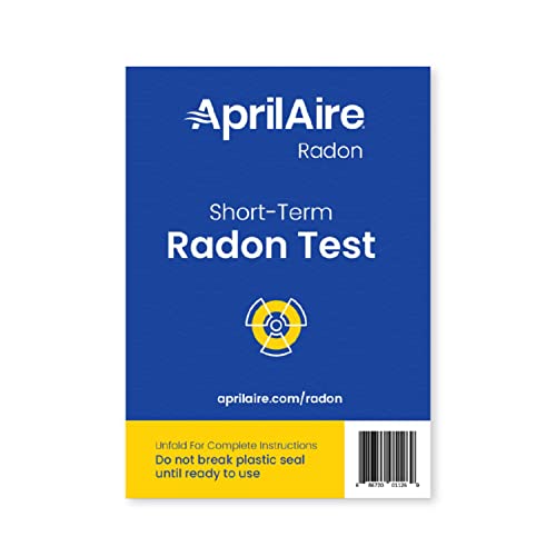AprilAire Radon Test Kit Single Pack, Short Term, Shipping & Lab Fees Included, Easy to use, EPA Approved Method