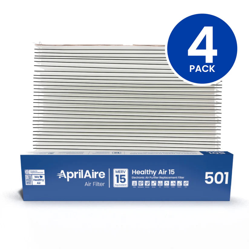 AprilAire 501 Replacement Filter for AprilAire 5000 Whole-House Air Purifier - MERV 15 Equivalent, 16x25x6 Air Filter