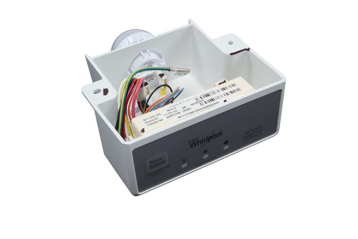 Whirlpool W11496873 Genuine OEM Freezer Control Assembly Replacement Part - Replaces W11221339, W11199713, W11253128, W11130830, and W11396160