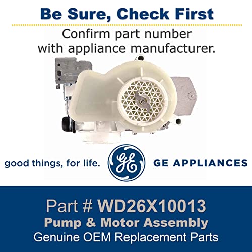 GE WD26X10013 Genuine OEM Pump and Motor Assembly