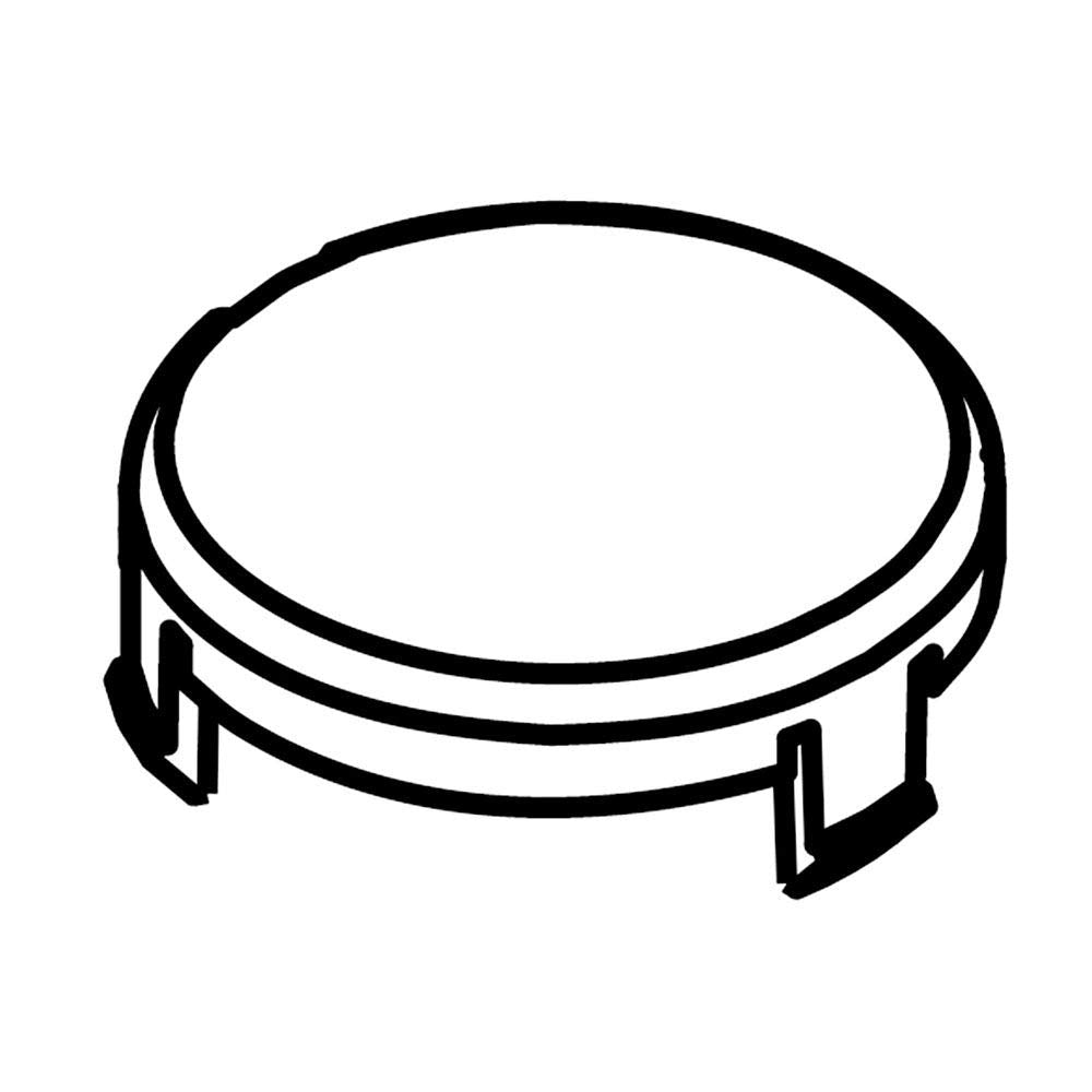 Samsung DC66-00887A Genuine OEM Pulsator Cap (Chrome) for Samsung Washing Machines