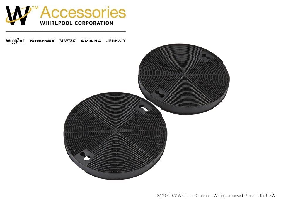 Whirlpool W10272068 Genuine OEM Charcoal Filter For Ranges – Replaces 81550120, AH2367296, EA2367296, PS2367296