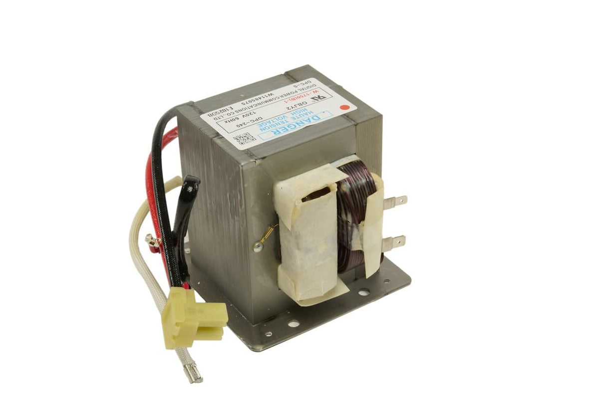 Whirlpool W11545871 Genuine OEM Microwave High Voltage Transformer Replacement Part - Replaces