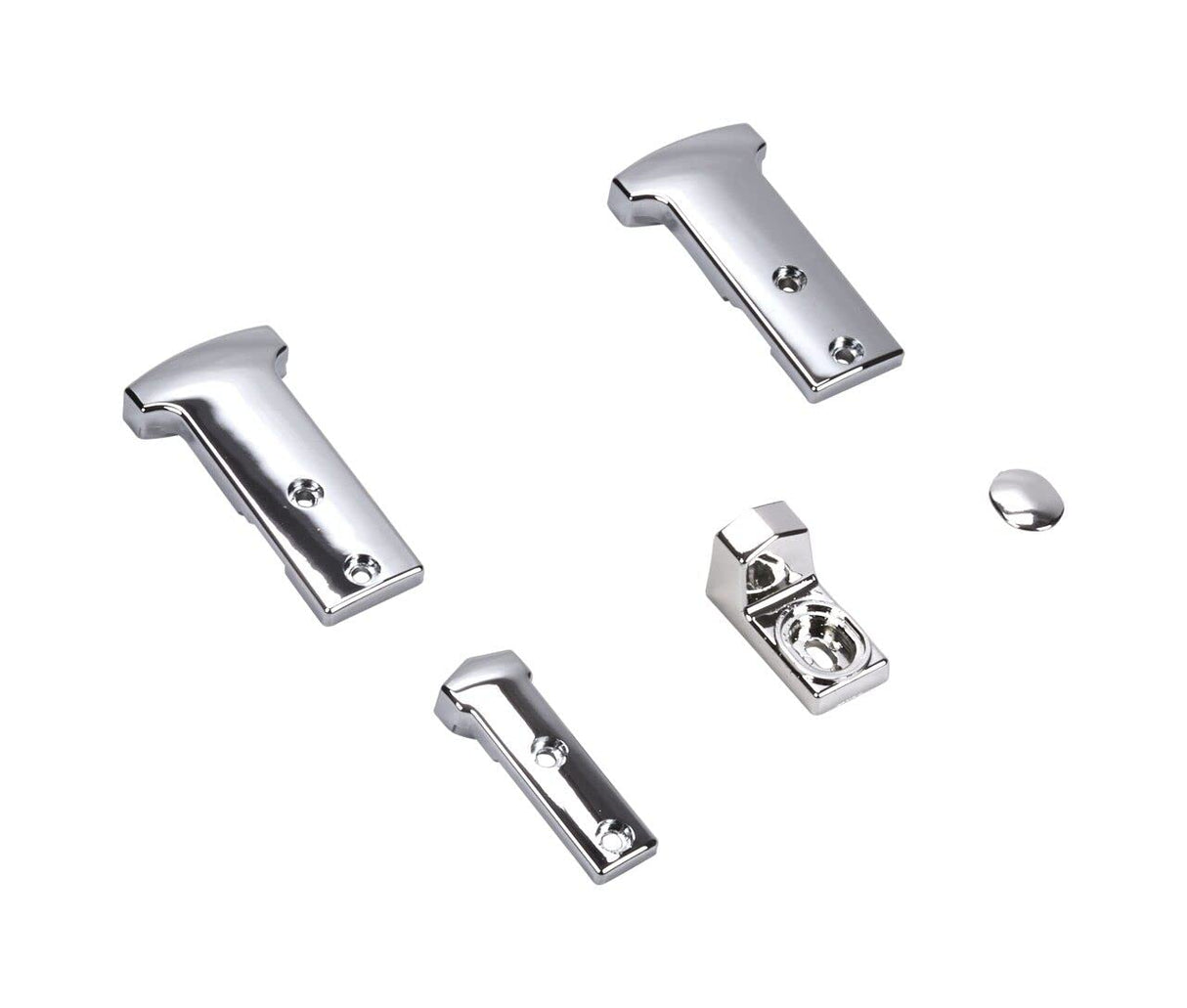 Whirlpool 819342 Genuine OEM Refrigerator Door Handle End Cap Kit, Chrome