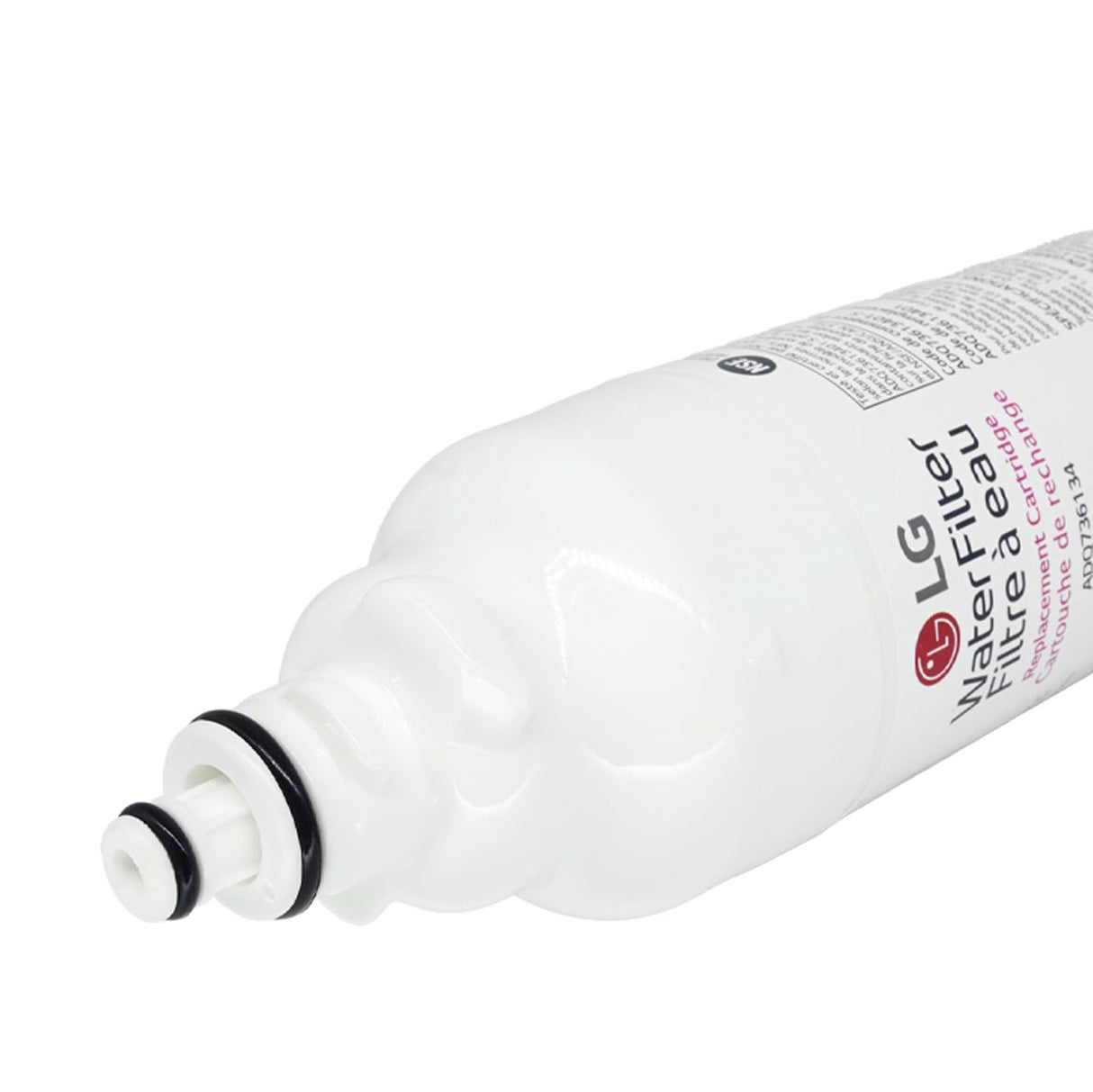 LG LT800P2 6-Month / 200 Gallon Refrigerator Replacement Water Filter, 2 Count (Pack of 1), White