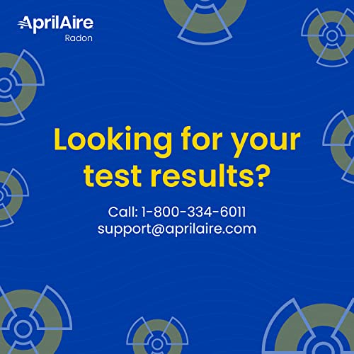 AprilAire Radon Test Kit Single Pack, Short Term, Shipping & Lab Fees Included, Easy to use, EPA Approved Method
