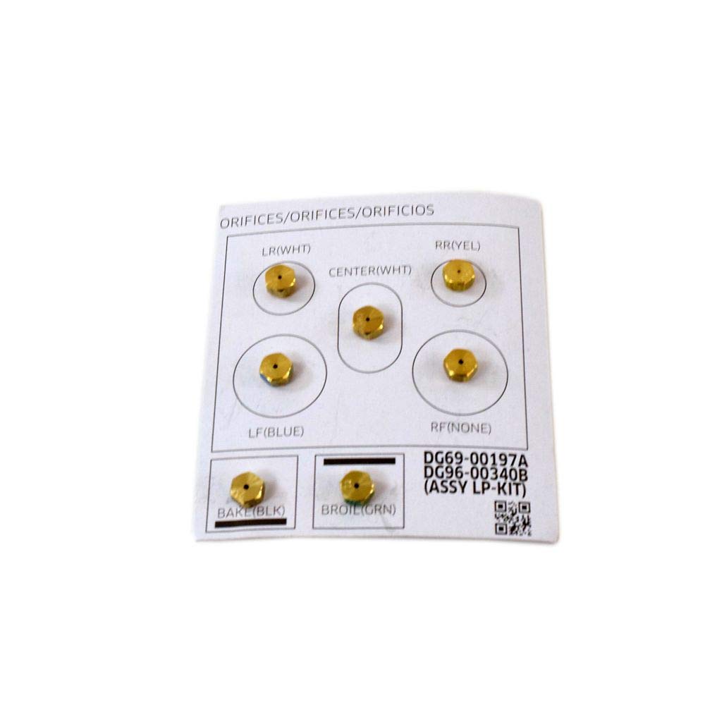 Samsung DG96-00340B Range LP Conversion Kit Genuine Original Equipment Manufacturer (OEM) Part