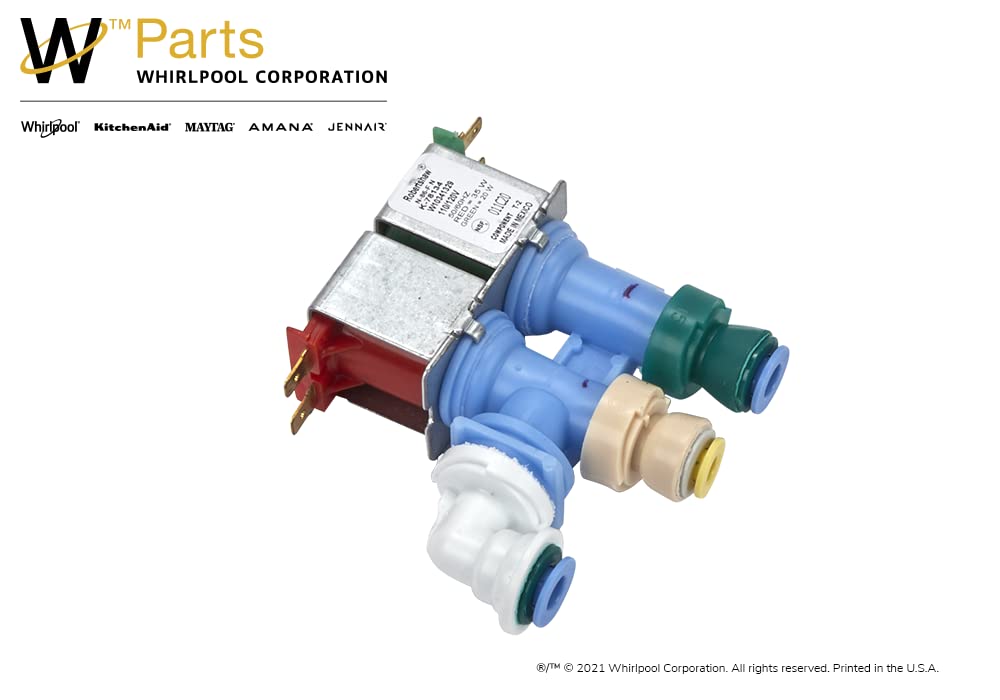 Whirlpool WPW10341329 Genuine OEM French Door Refrigerator Water Inlet Valve