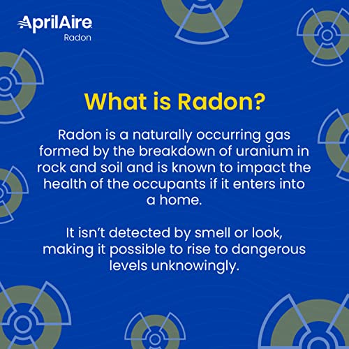 AprilAire Radon Test Kit Single Pack, Short Term, Shipping & Lab Fees Included, Easy to use, EPA Approved Method