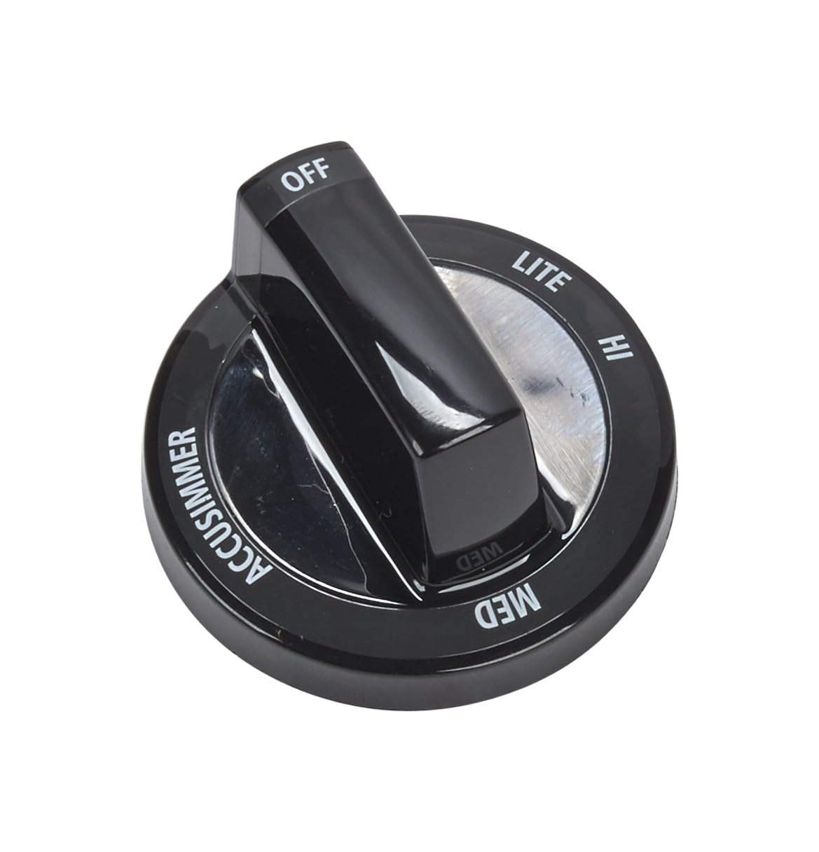 Whirlpool WPW10175692 Genuine OEM Range Gas Cooktop Burner Knob, Chrome