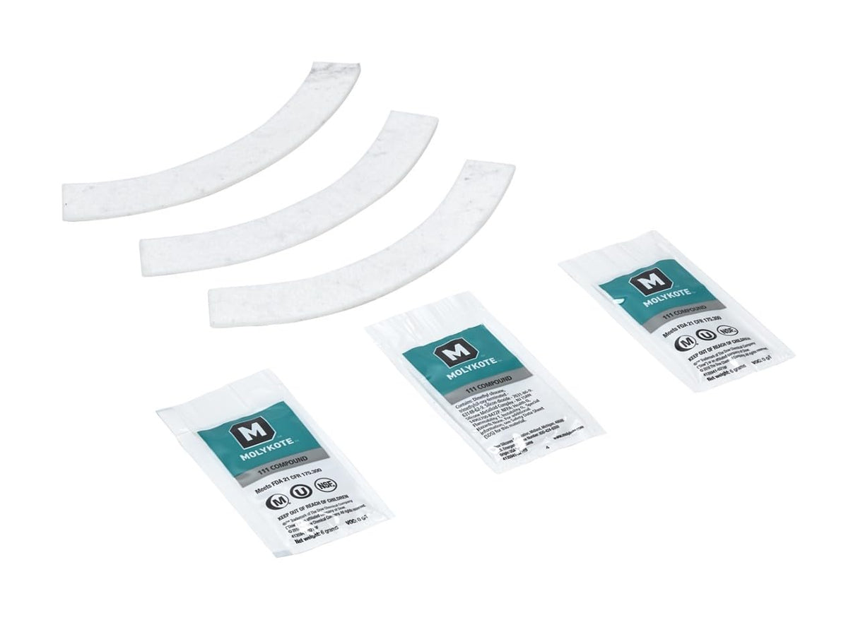 Whirlpool 203956 Damper Kit, 1.5 x 2.5 x 3.5 Inch, White