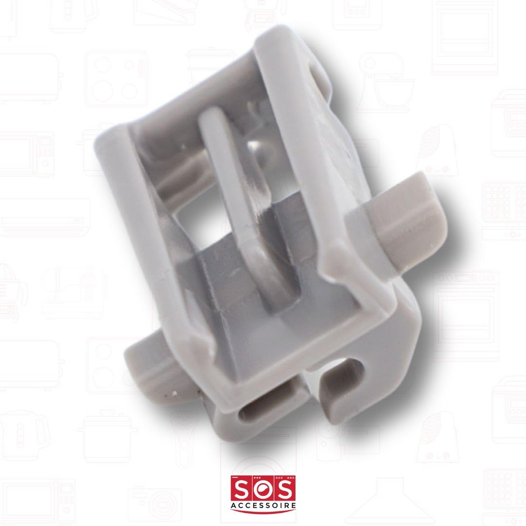 Bosch 00611474 Genuine OEM Tine Row Clip (Gray) for Bosch Dishwashers