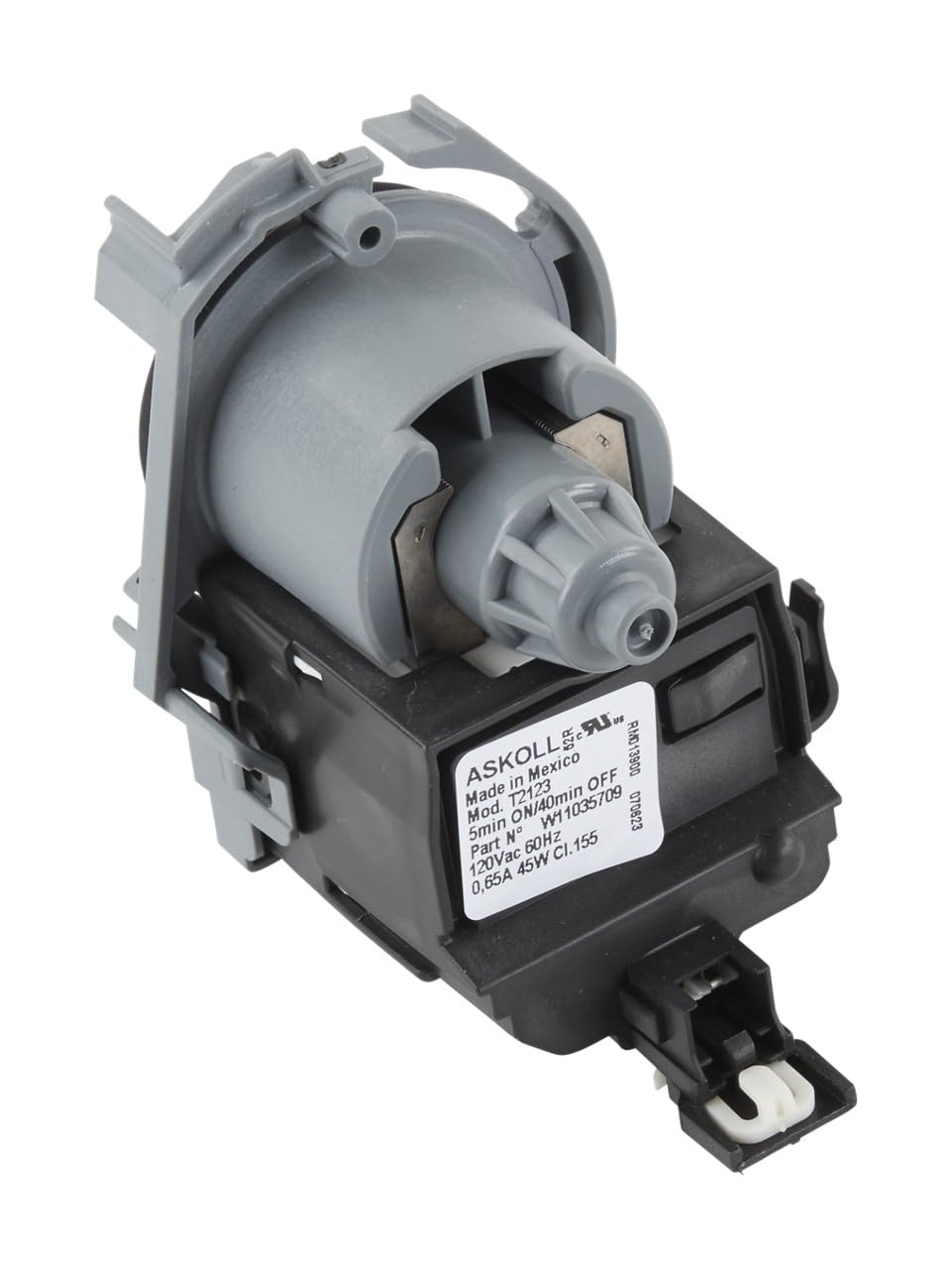 Whirlpool W11412291 Genuine OEM Dishwasher Drain Pump