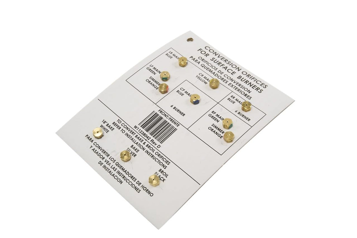 Whirlpool W11502161 Genuine OEM Gas Range LP Conversion Kit Replacement Part - Replaces W11238042