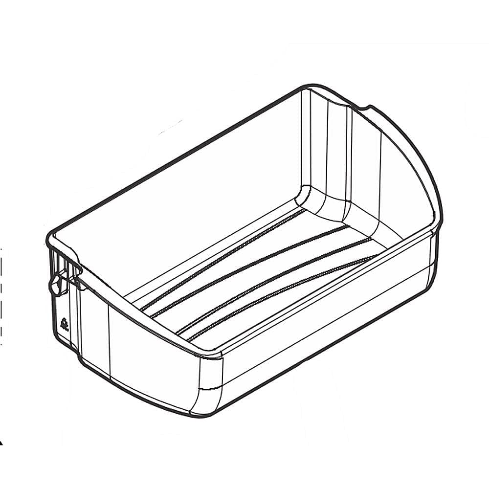 5304519468 Refrigerator Door Gallon Bin, Lower Genuine Original Equipment Manufacturer (OEM) Part