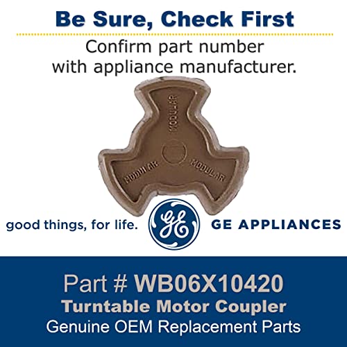 GE WB06X10420 Genuine OEM Turntable Motor Coupler