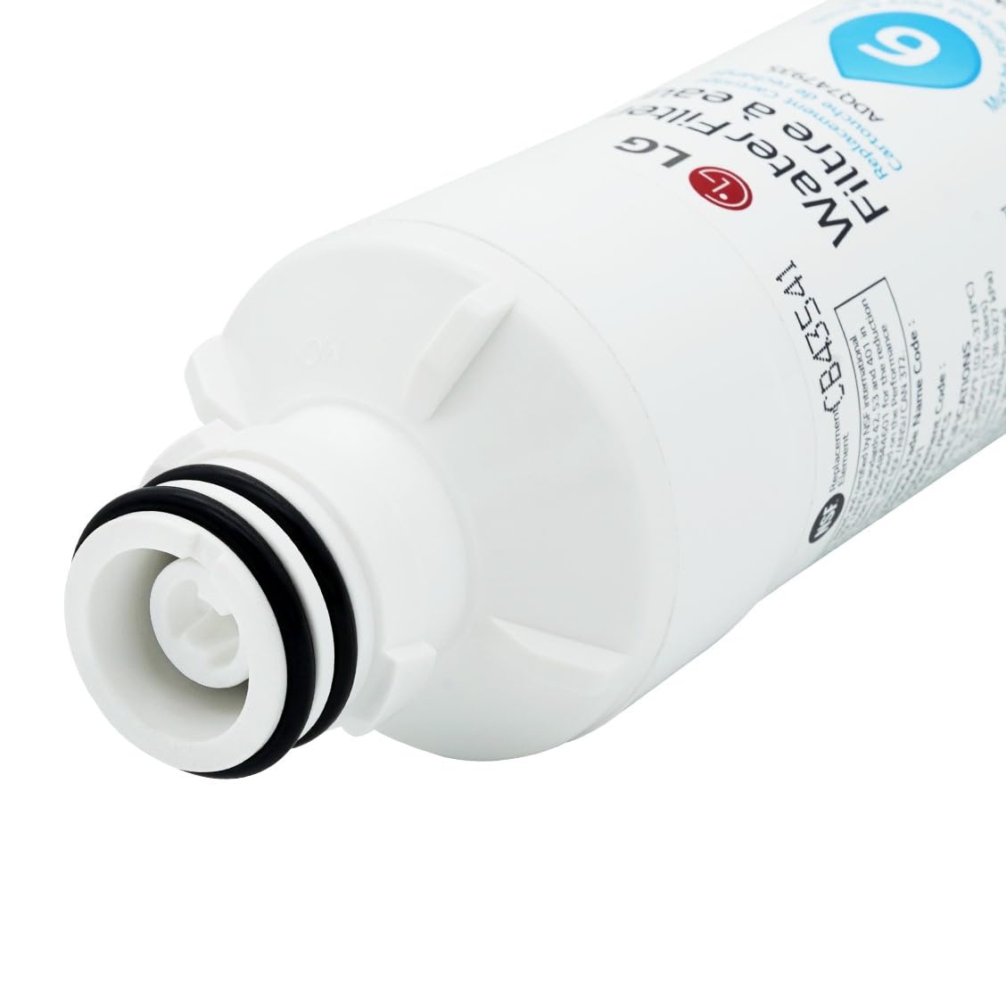 LG LT1000P2 6-Month / 200 Gallon Refrigerator Replacement Water Filter, 2 Count (Pack of 1), White.