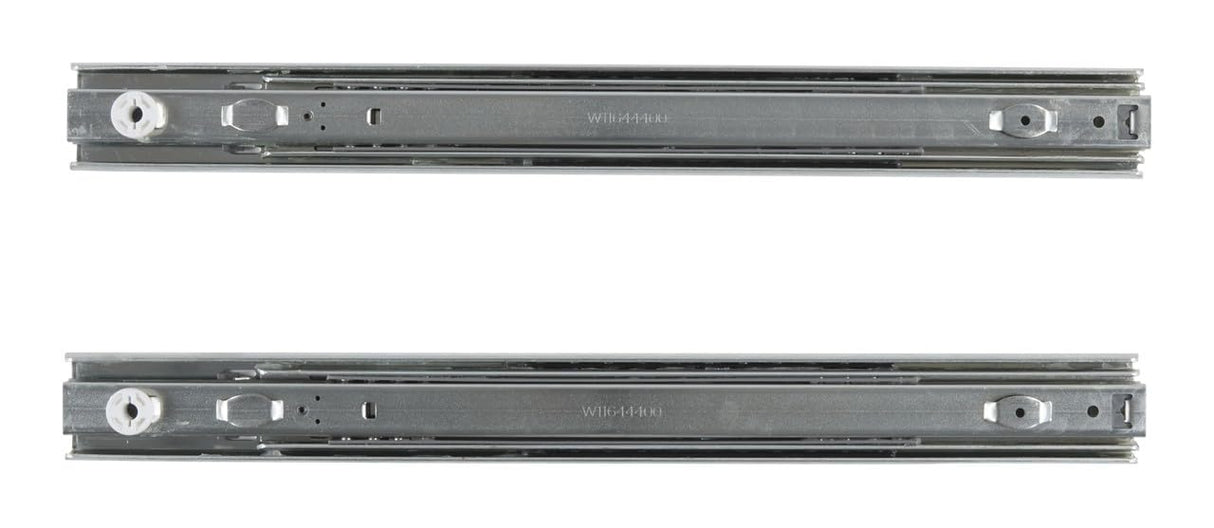 Whirlpool W11658402 Genuine OEM Refrigerator/Freezer Drawer Slide Rail, Set of 2