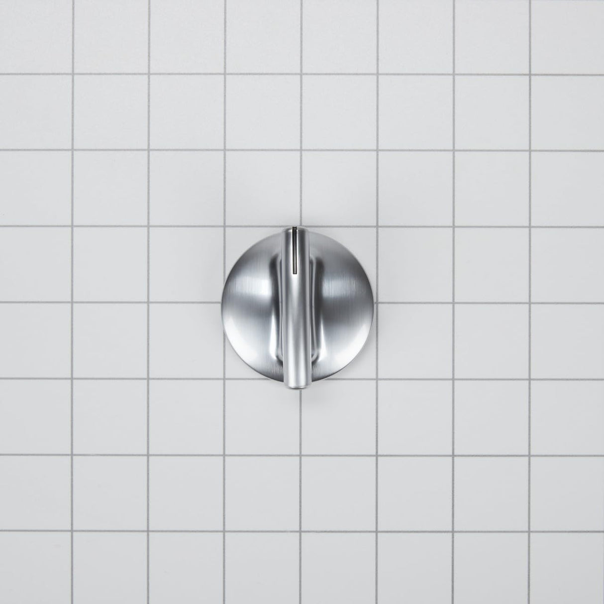 Whirlpool WP74010839 Genuine OEM Range Surface Control Knob, Brushed Chrome