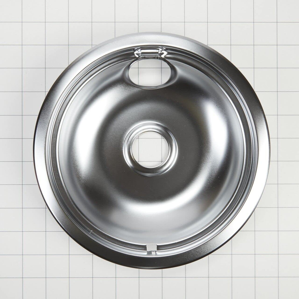Electric Range Round Burner Drip Bowl, Chrome