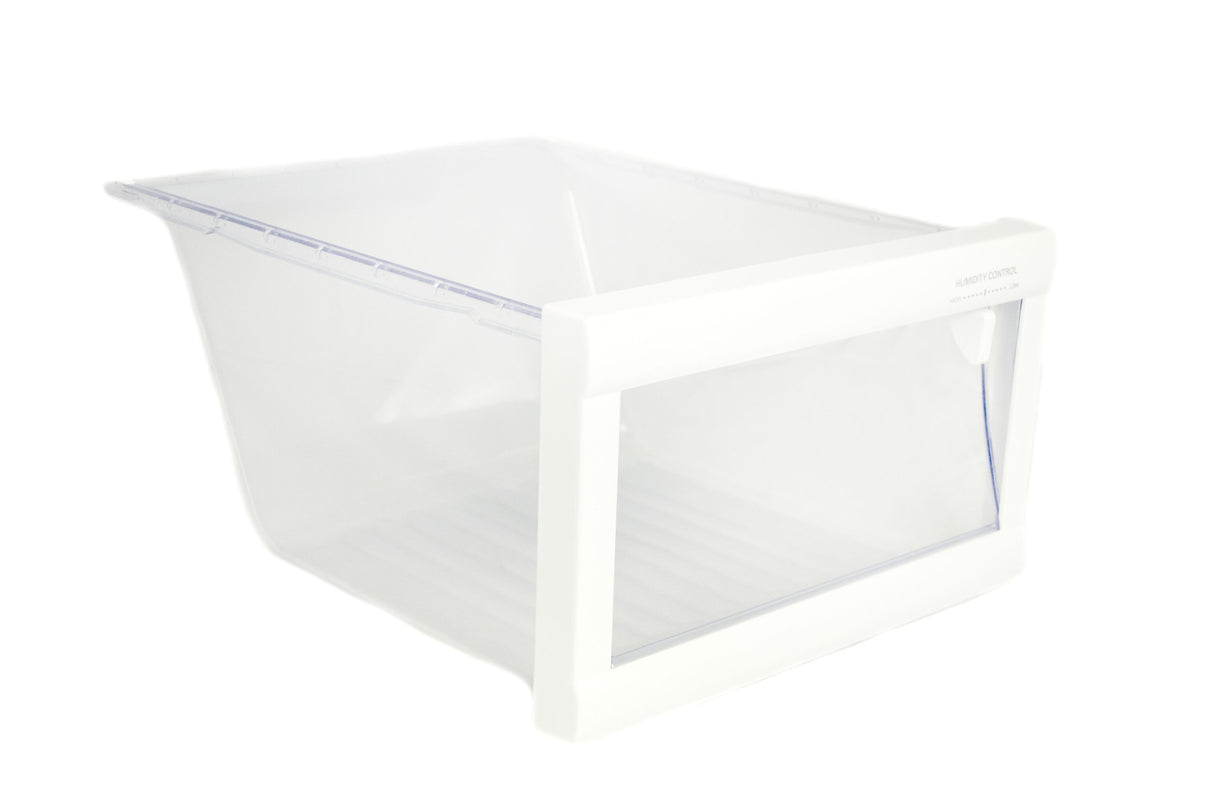 LG 3391JJ1038B Refrigerator Vegetable Crisper Drawer, Clear with White Trim