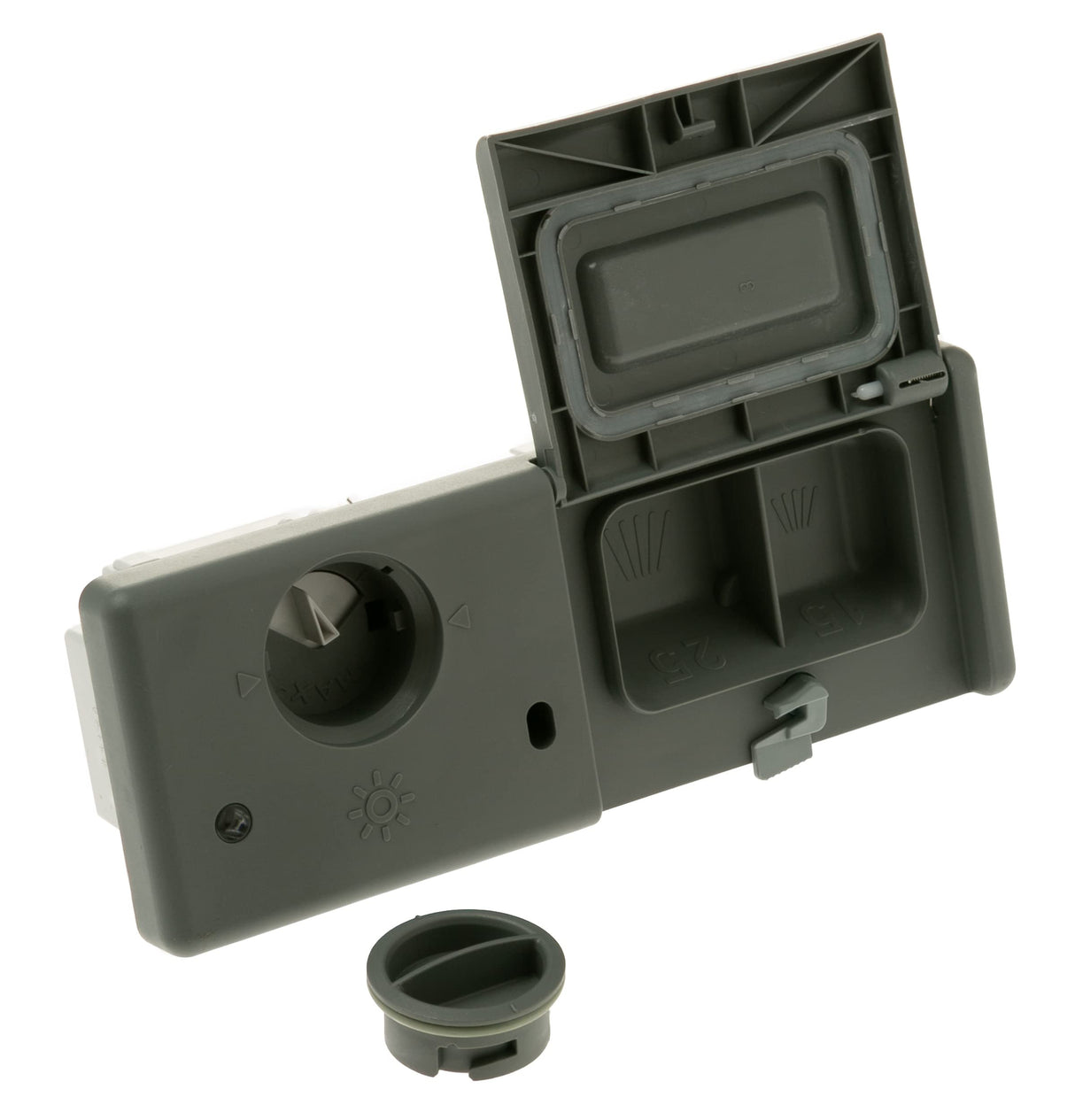 GE WD12X23625 Genuine OEM Dishwasher Detergent Dispenser Assembly