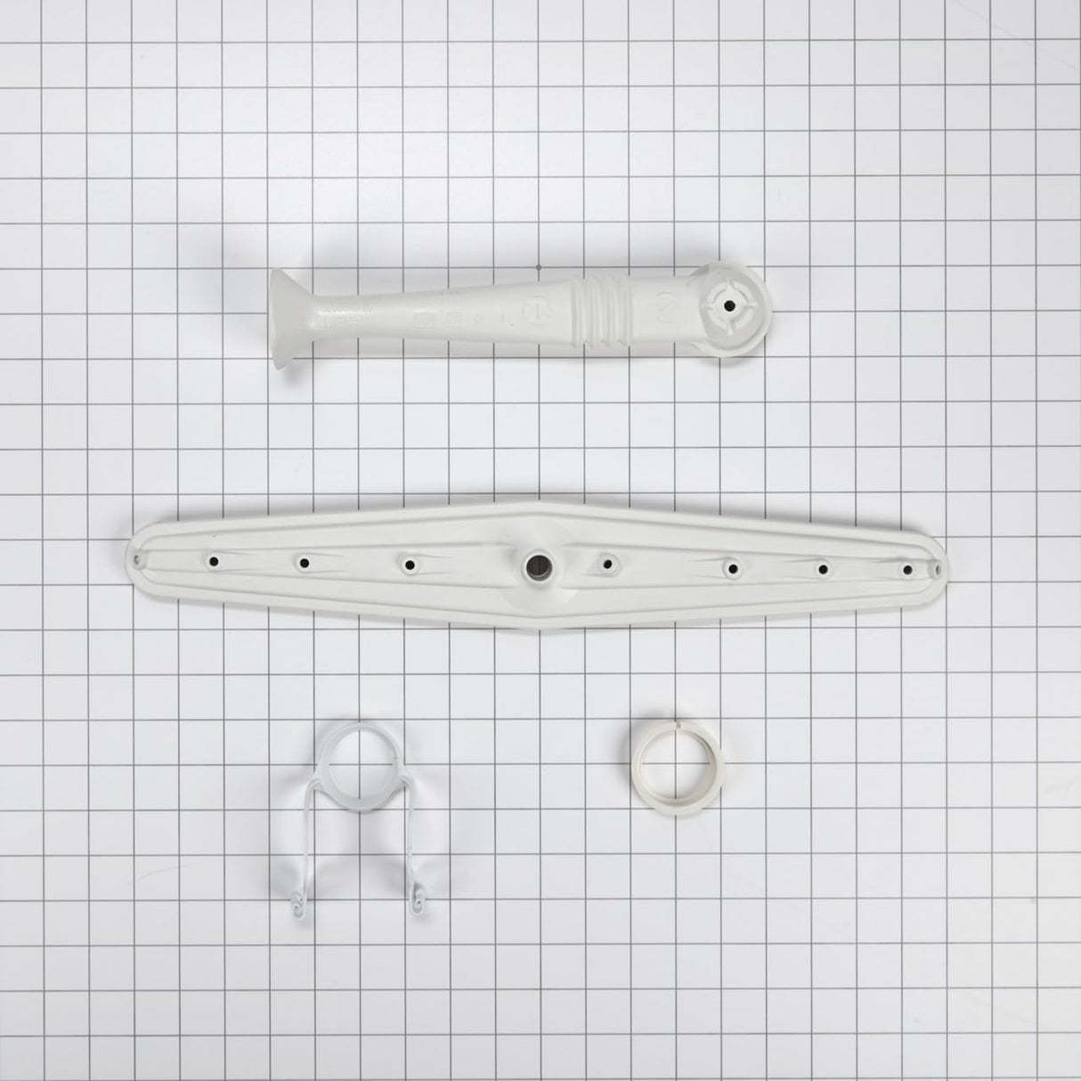 Whirlpool 675808 Genuine OEM Dishwasher Spray Arm and Supply Tube Kit